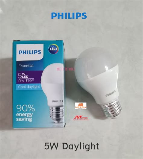 หลอดไฟ LED ฟนลป PHILIPS Essential กำลงวตต 5วตต 7วตต 9วตต 11