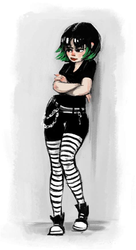 Goth Girl Sketch At Paintingvalley Explore Collection Of Goth