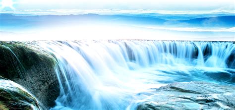 Waterfall Background, Waterfall, Poster, Landscape Background Image for ...