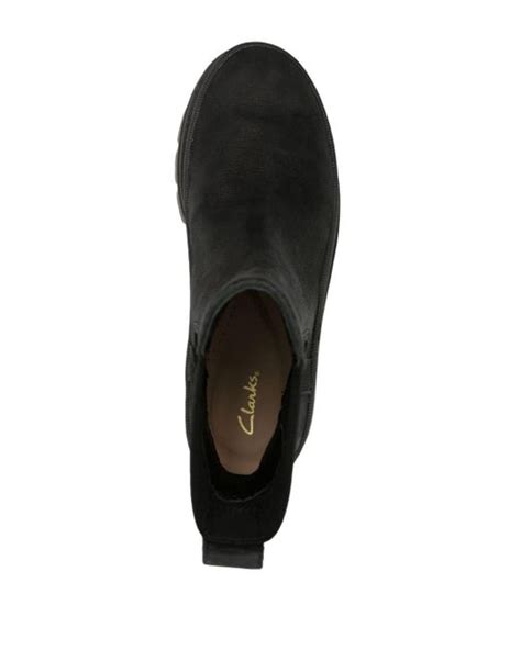 Clarks Orianna 2 Top Nubuck Leather Boots In Black Lyst