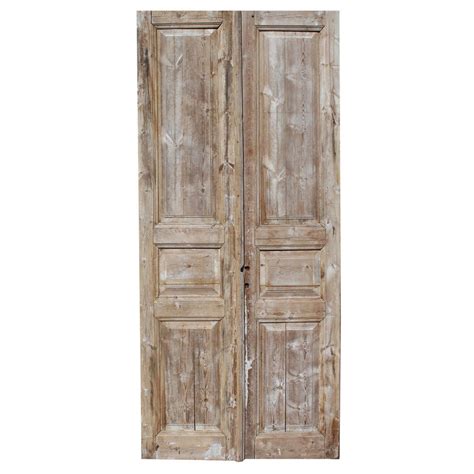 Salvaged Pair of Antique 42” Doors