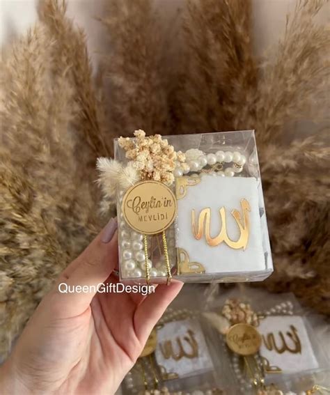 Personalized Velvet Mini Quran Pearl Tasbeeh Decorated Box Etsy