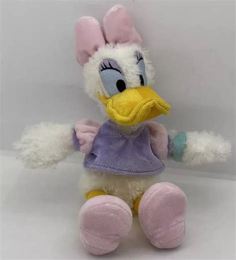 WALT DISNEY WORLD Theme Park Plush Daisy Duck Pastel Pink Purple