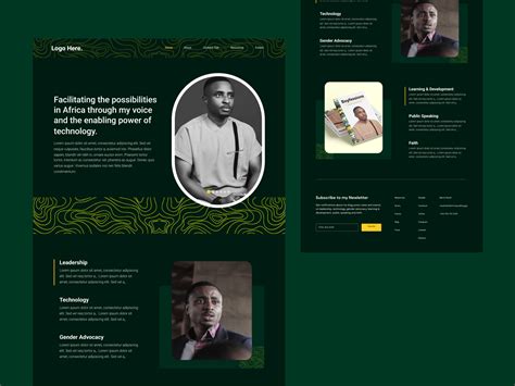 Personal website Design by UGO EJINDU on Dribbble