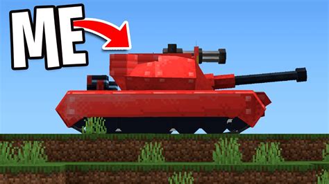 Minecraft Manhunt But Im A Tank YouTube