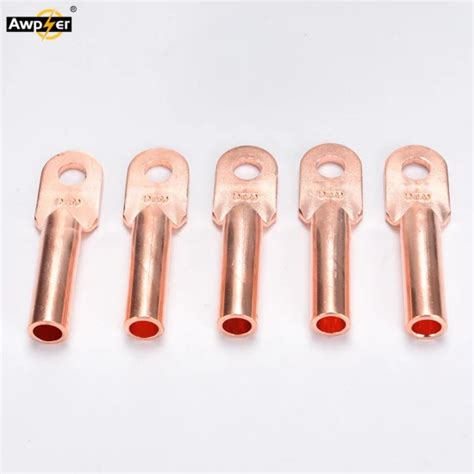 Dt Series Tin Plated Copper Cable Lug Cable Terminals Copper Connector