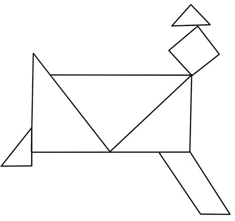 Tangram Para Imprimir E Colorir