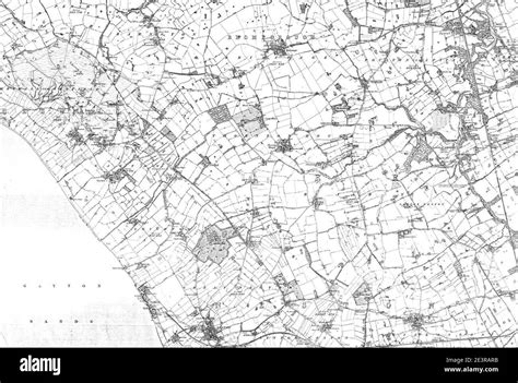 Map Of Cheshire Sheet 022 Ordnance Survey 1881 1882 Stock Photo Alamy