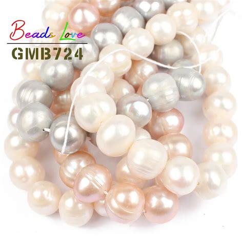 10-11 мм круглых бусин из пресноводного жемчуга для изготовления ...
