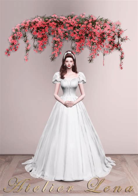 Atelier Lena Irene Dress Atelier Lena On Patreon Sims Wedding