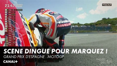 La Double Chute De Marc M Rquez En El Vid Os Motogp Motorsport