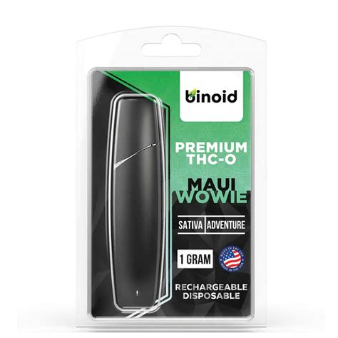 Binoid Thc O Rechargeable Disposable Vape Maui Wowie Leafly