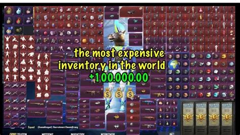 Most Expensive Inventory In Pubg Mobile Lite Youtube