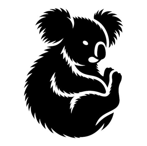 Premium Vector Vector Koala Silhouette