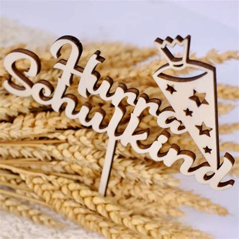 Cake Topper Hurra Schulkind Tortenheld