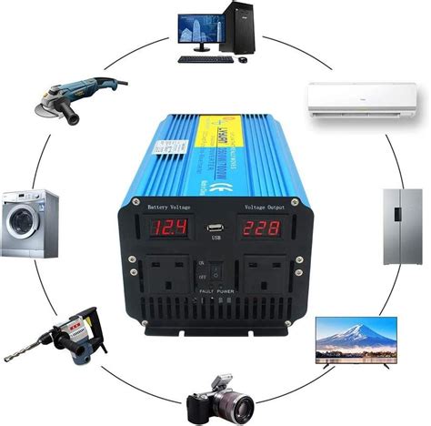 J Lvyuan New Pure Sine Wave Power Inverter W W Dc V