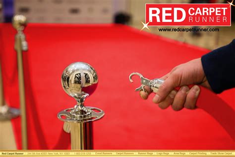 Bright Red Carpet With Barriers And Bright Red Ropes Flickr