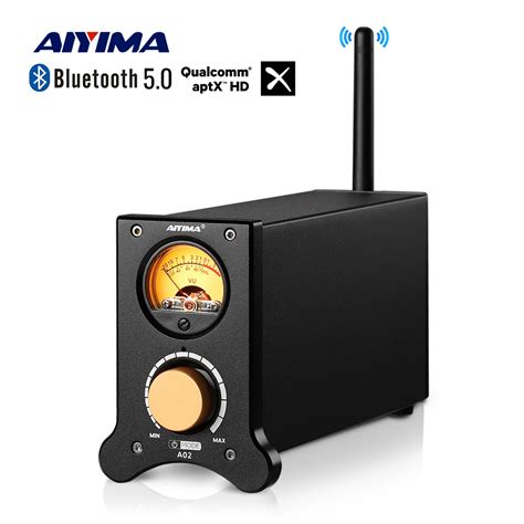 AIYIMA Amplificador De Pot Ncia Bluetooth Udio A02 TPA3116 VU Meter