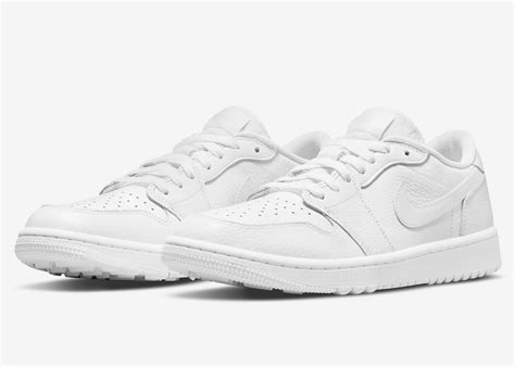 Air Jordan 1 Low Golf Triple White DD9315 101 Release Date SBD