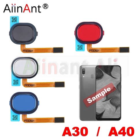 Aiinant Back Home Button Touch Id Key Fingerprint Sensor Flex Cable For