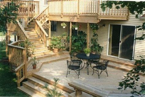 25 Multi Level Deck Design Ideas For Exciting Parties Small Backyard