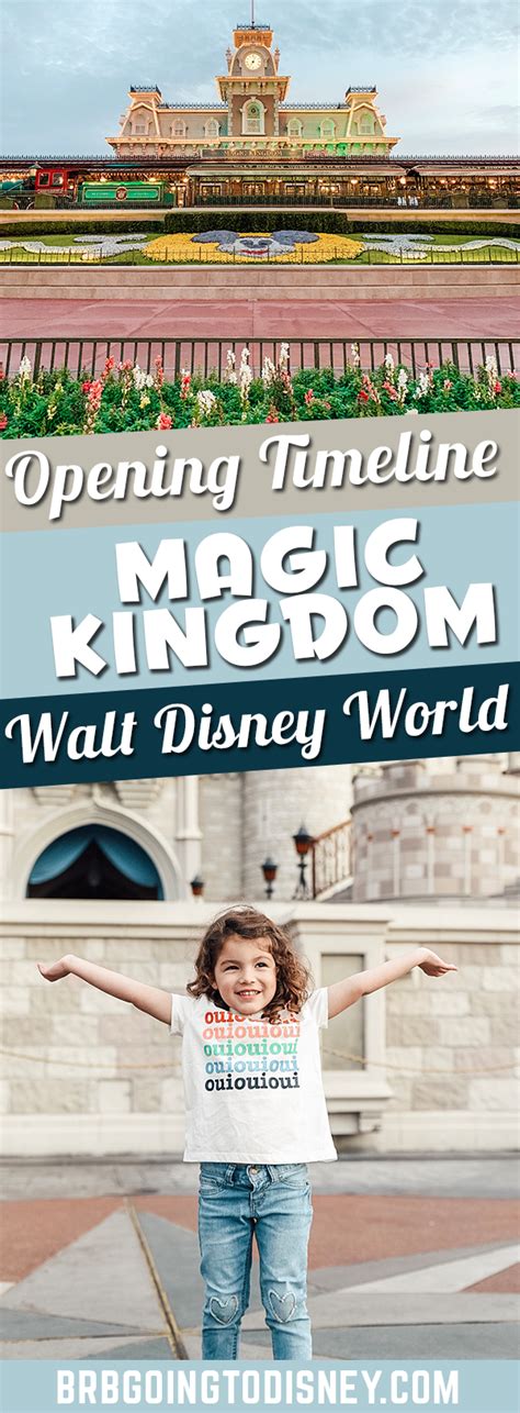 Magic Kingdom Opening Timeline Schedule Brb Going To Disney Brb Going