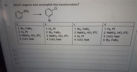 Answered 68 Which Reagents Best Accomplish This Bartleby