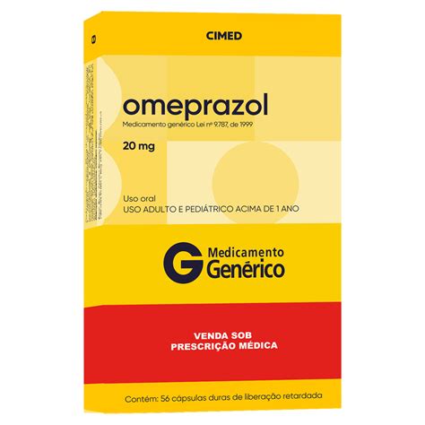 OMEPRAZOL 20MG CIMED CAIXA 56 CÁPSULAS ilergic Para você