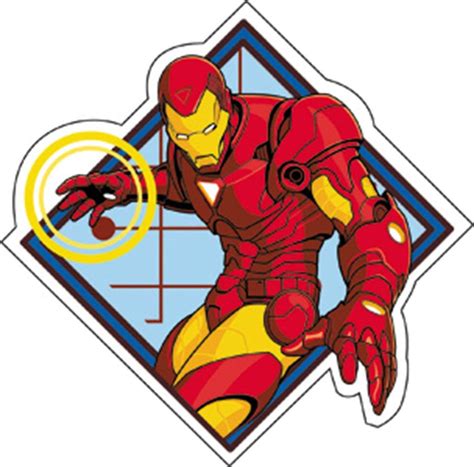 Iron Man Invincible Power Sticker Decal Marvel Comics Etsy