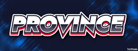 province sport logo template editable text effect generator