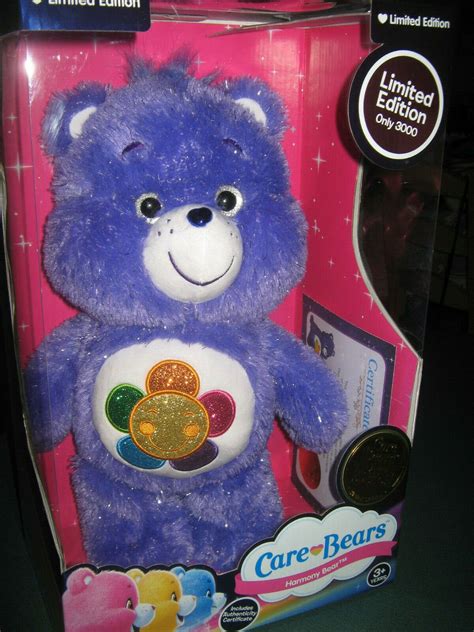 Care Bears Limited Edition Harmony Bear Glitter Rainbow Flower Only