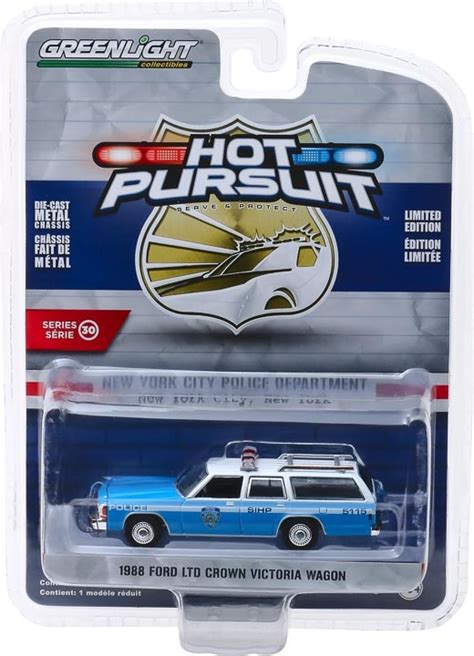 Diecast And Toy Vehicles Greenlight Collectibles Hot Pursuit 1988 Ford Ltd Crown Vic Wagon Nypd