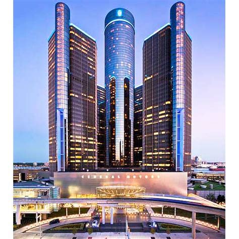 General Motors Renaissance Center Façade Lighting Projects Gensler