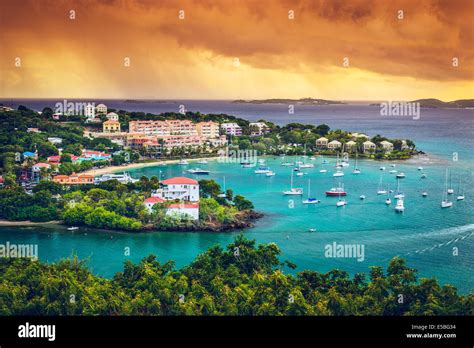 St John Us Virgin Island à Cruz Bay Photo Stock Alamy