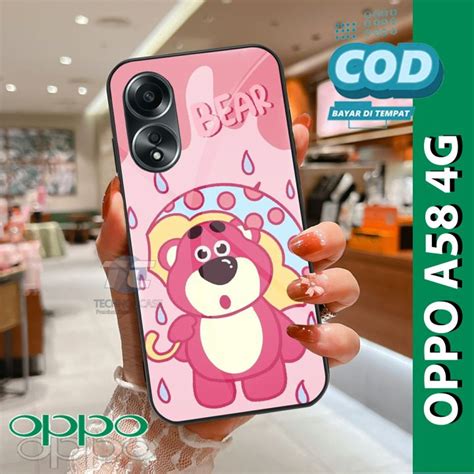 Case Oppo A58 4g 2023 Casing Hp Terbaru Pelindung Handphone Softcase Karakter Mewah Kamera