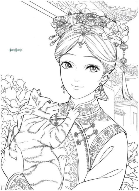 Reup Photo By Anime Hinata Adult Coloring Pages Detailed Coloring