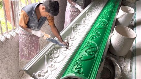 In Such A Short Time How Can A Worker Make A Gypsum Plaster Cornice