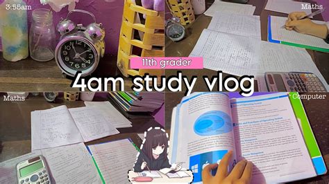 Am Study Vlog Th Grader Edition Waking Up Early Studying Maths