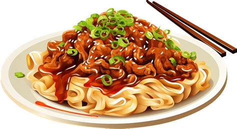 Cantonese Soy Sauce Pan Fried Noodles With 26758743 PNG