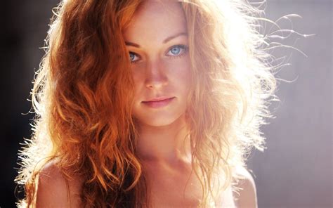 1920x1080 Women Redhead Blue Eyes Face Looking At Viewer Christina