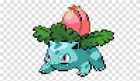 Ivysaur Pokemon 16 Bit Rug Green Minecraft Graphics Transparent Png