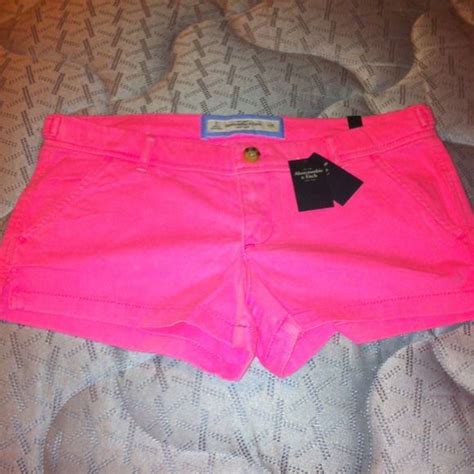 Hot Pink Abercrombie Shorts Abercrombie And Fitch Shorts Mom Jeans