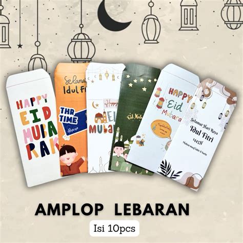 Jual Amplop THR Lebaran Lucu Murah Amplop Lebaran Aesthetic Angpao