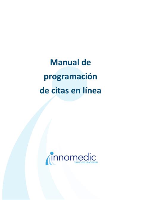 Manual De Usuario Programaciones De Citas V Manual De Programaci N