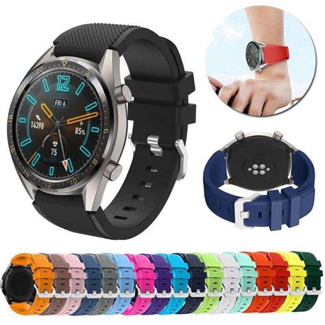 Jual Strap Tali Jam Sport Silikon Rubber Watch Band Huawei Watch Gt