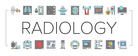 Radiology Equipment Collection Icons Set Vector Illustration 18994745 ...