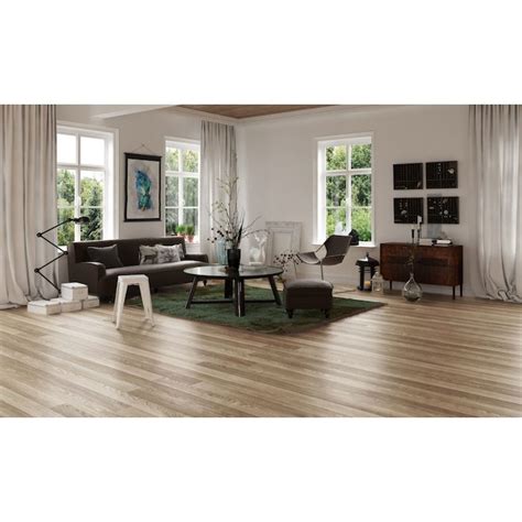 Plancher stratifié en fibres haute densité Mono Serra beige brun 7 52