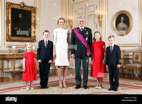 Bruxelles Belgique Le 2013 07 21 Le Prince Philippe Réussit à L