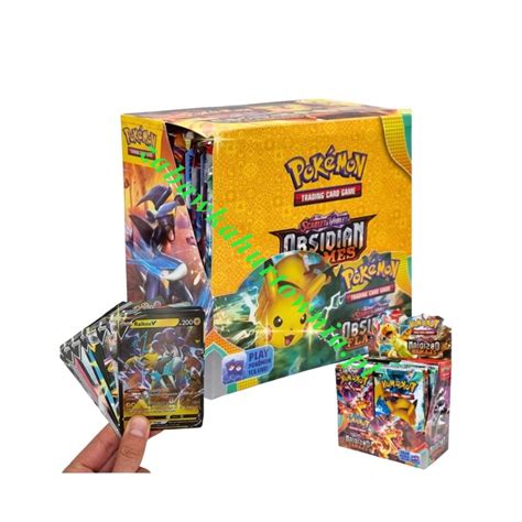 POKEMON KARTY MEGA BOX 360 KART KOLEKCJONERSKICH OBSIDIAN FLAMES