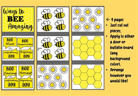 Ways To Bee Amazing Bulletin Board Kit For Etsy Australia